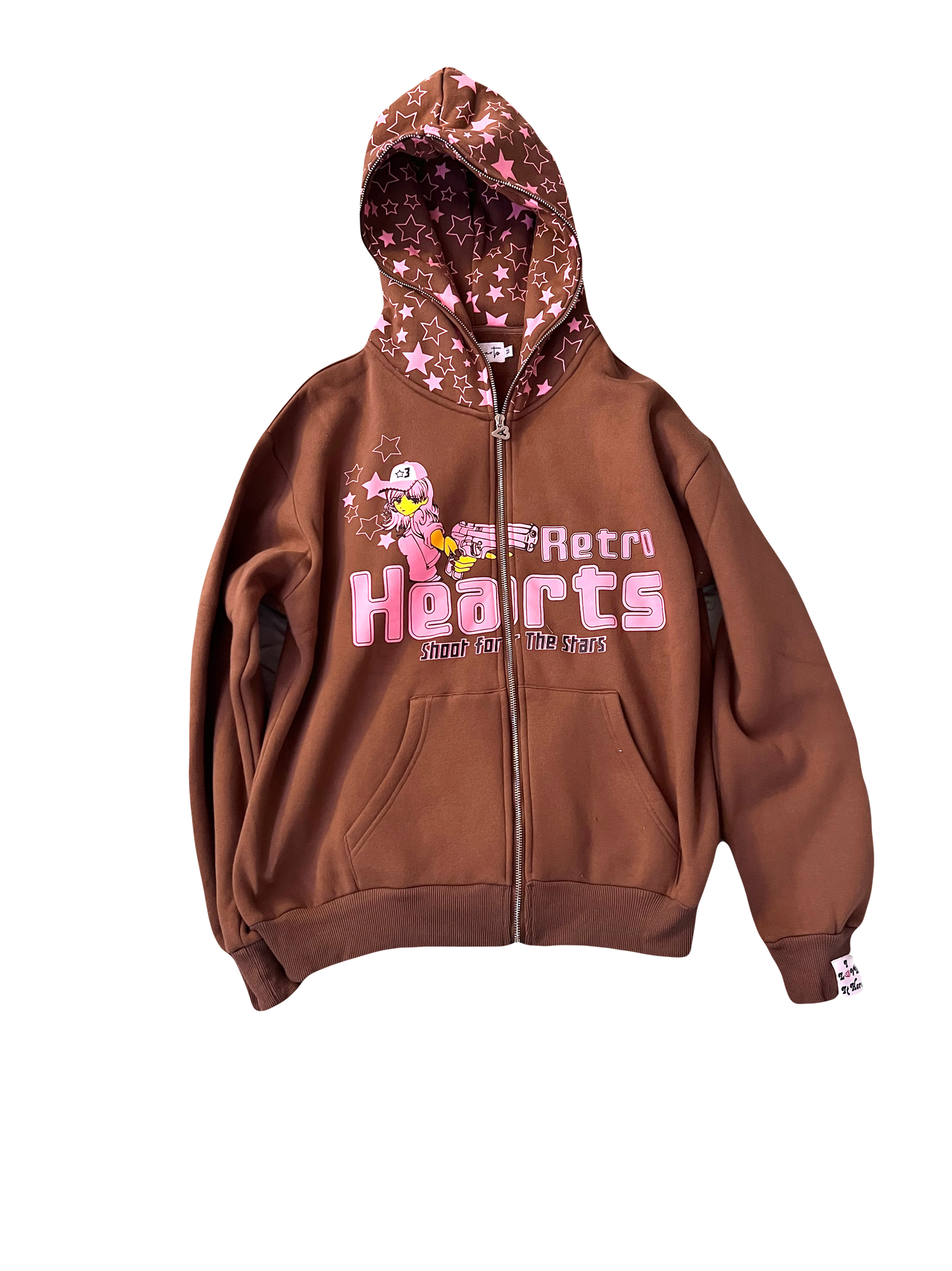 Shoot For Stars (Brown/Pink)
