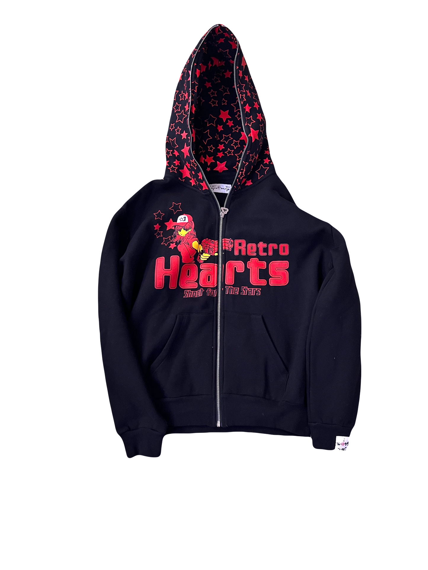Shoot For Stars (Black/Red)