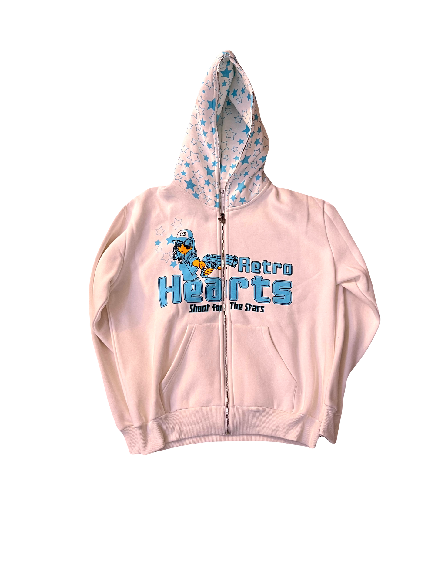 Shoot For Stars (White/Blue)