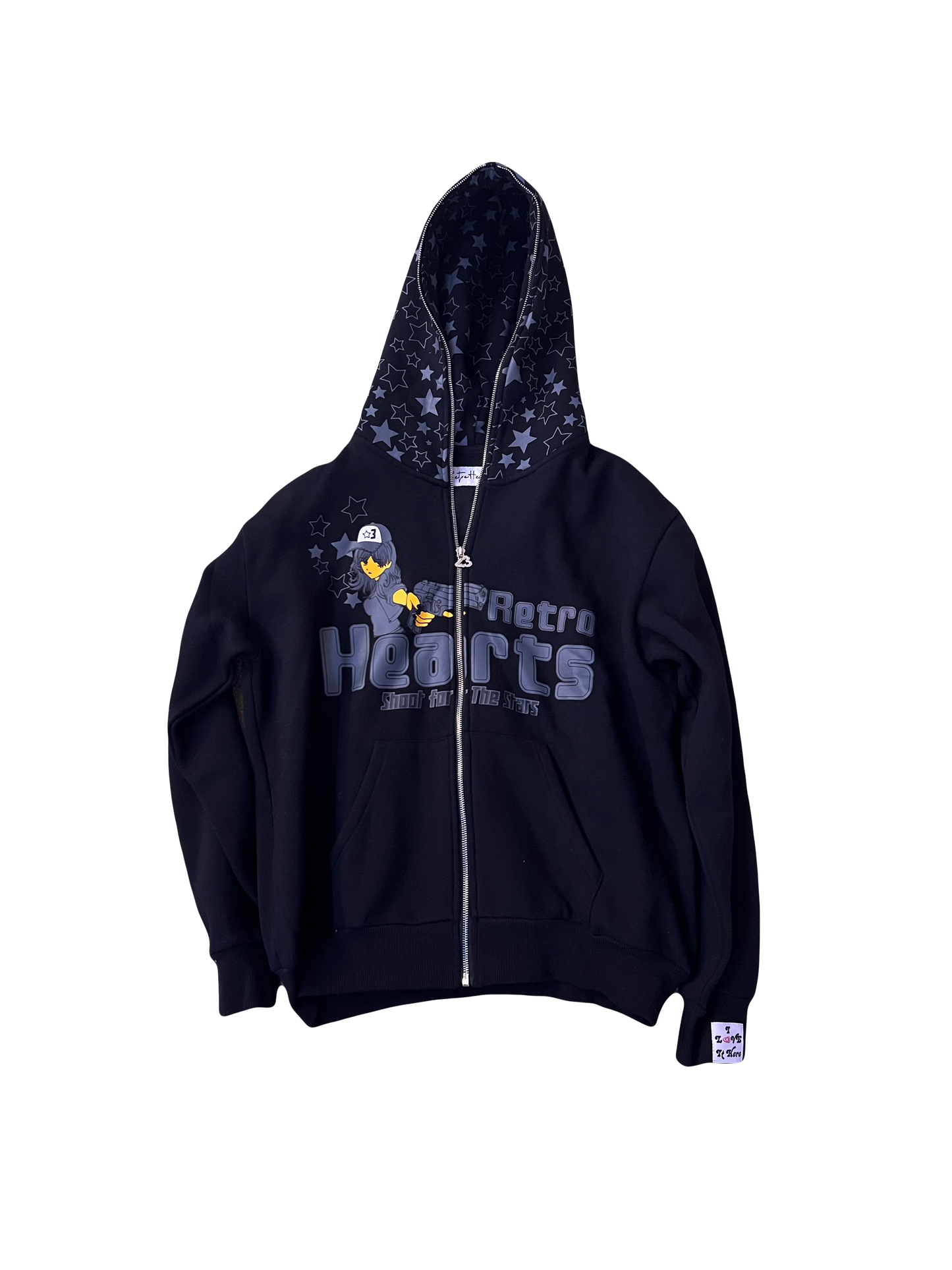 Shoot For Stars (Black/Grey)