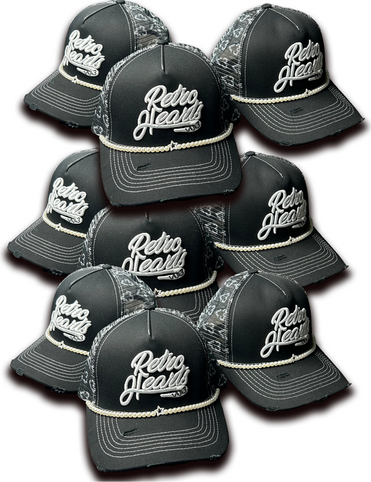 Retro Hearts Pearl Trucker